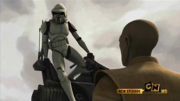 AT-RT driver in a special armor in Clone Wars Ryloth