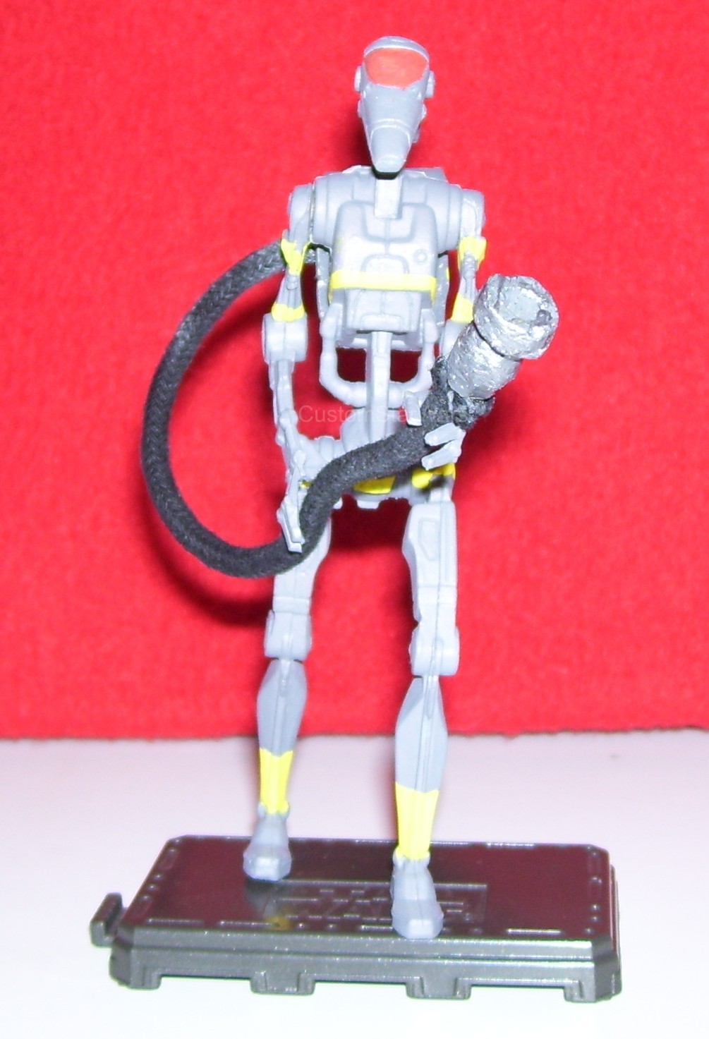custom firefighter droid figure with 
  fire extinguisher 3