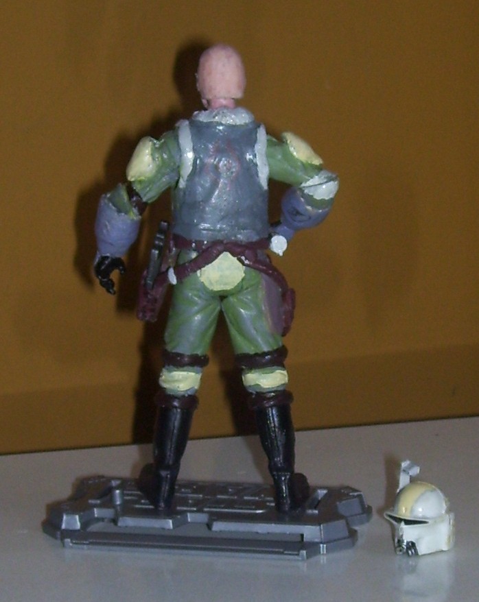 custom Rako Hardeen figura hátulról