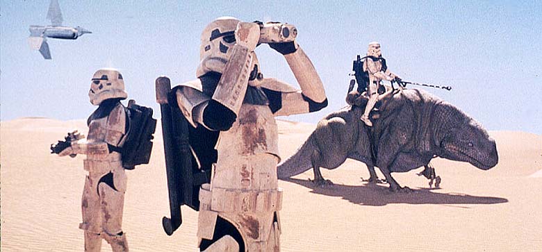 sandtroopers in the movie