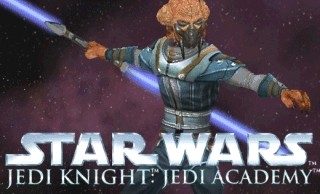 Jaden Korr in Jedi Academy Kel Dor species game intro