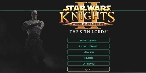 opening screen of kotor2 with darth sion
